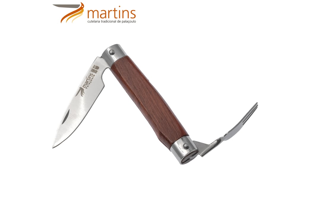Martins Couteau de Poche A/ Fourchette Bubinga 6.6Cm