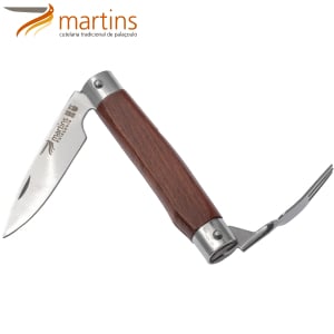 Couteau de Poche a/ Fourchette Martins Bubinga 6.6cm