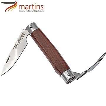Martins Pocket Knife w/ Fork Bubinga 6.6cm