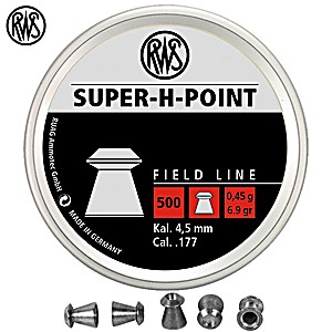 BALINES RWS SUPER H POINT 4.50mm (.177) 500PCS