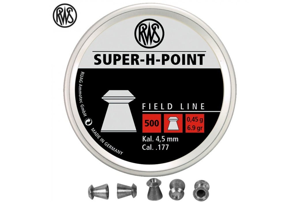 MUNITIONS RWS SUPER H POINT 4.50mm (.177) 500PCS