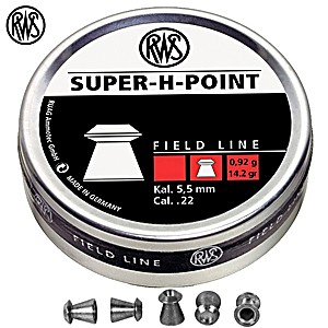 MUNITIONS RWS SUPER H POINT 500 Pcs 5,5mm (.22)