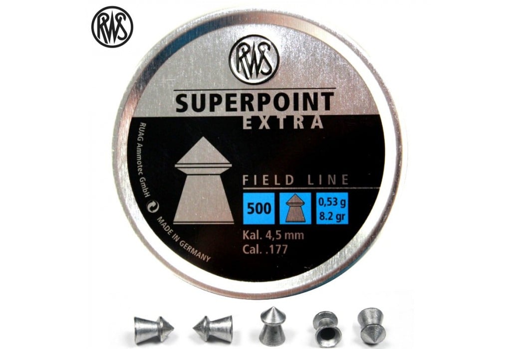 MUNITIONS RWS SUPERPOINT 4.50mm (.177) 500PCS