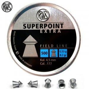 MUNITIONS RWS SUPERPOINT 4.50mm (.177) 500PCS