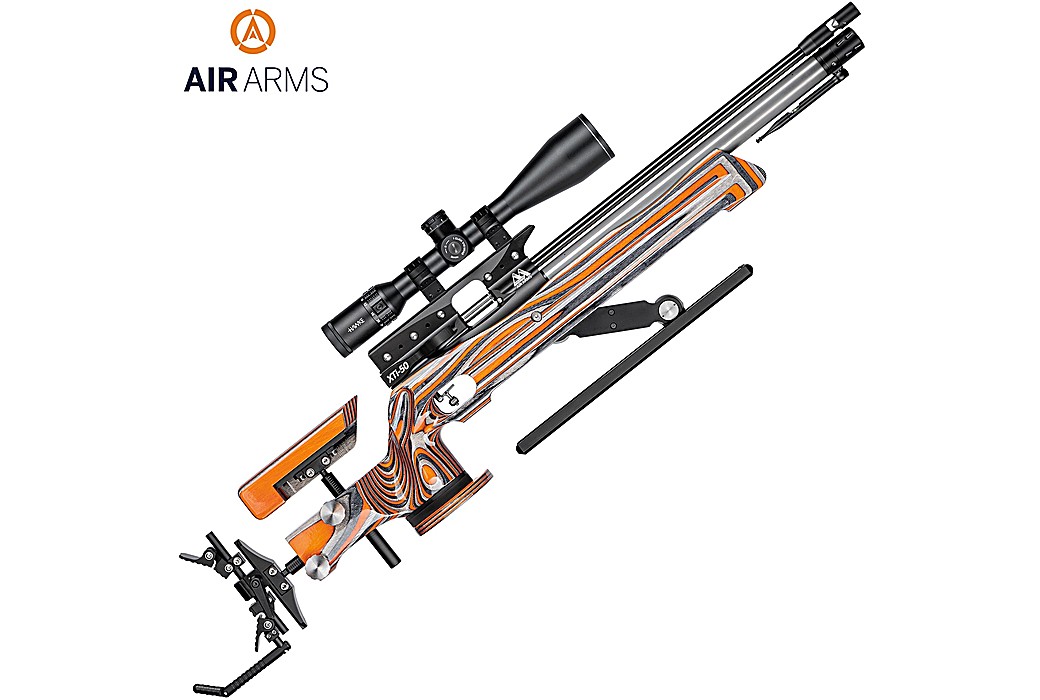 Carabina Air Arms XTi-50 Field Target Orange Laminate