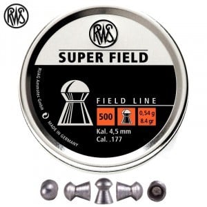 Balines RWS Super Field4.52mm (.177) 500PCS
