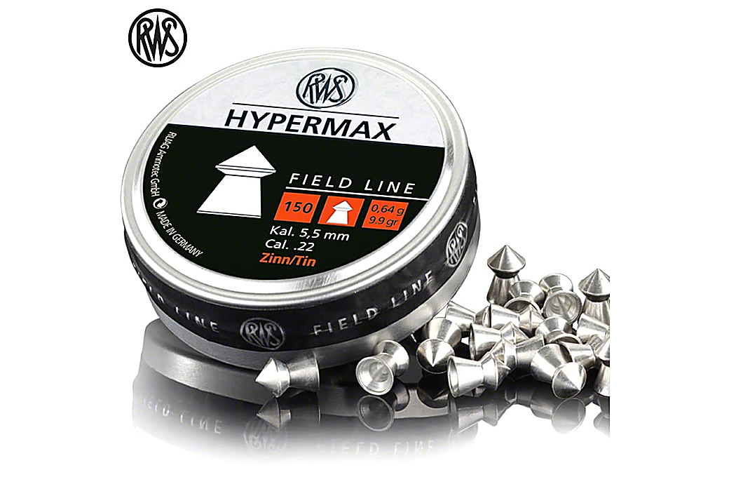 Air gun pellets RWS HYPERMAX 5.50mm (.22) 150pcs