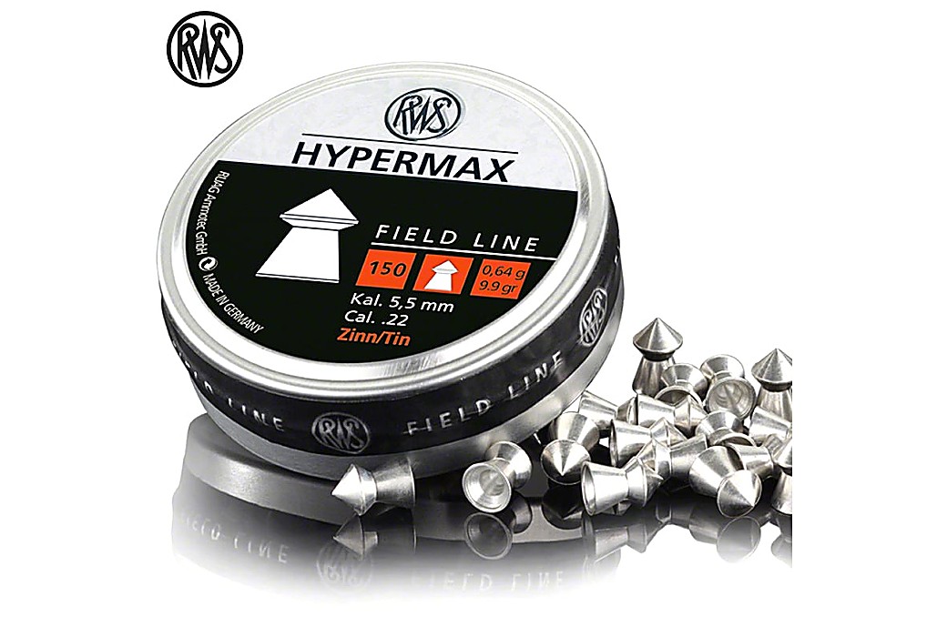 BALINES RWS HYPERMAX 5.50mm (.22) 150pcs