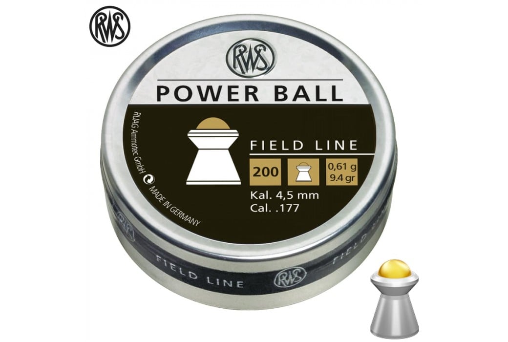 MUNITIONS RWS POWER BALL 4.50mm (.177) 200pcs