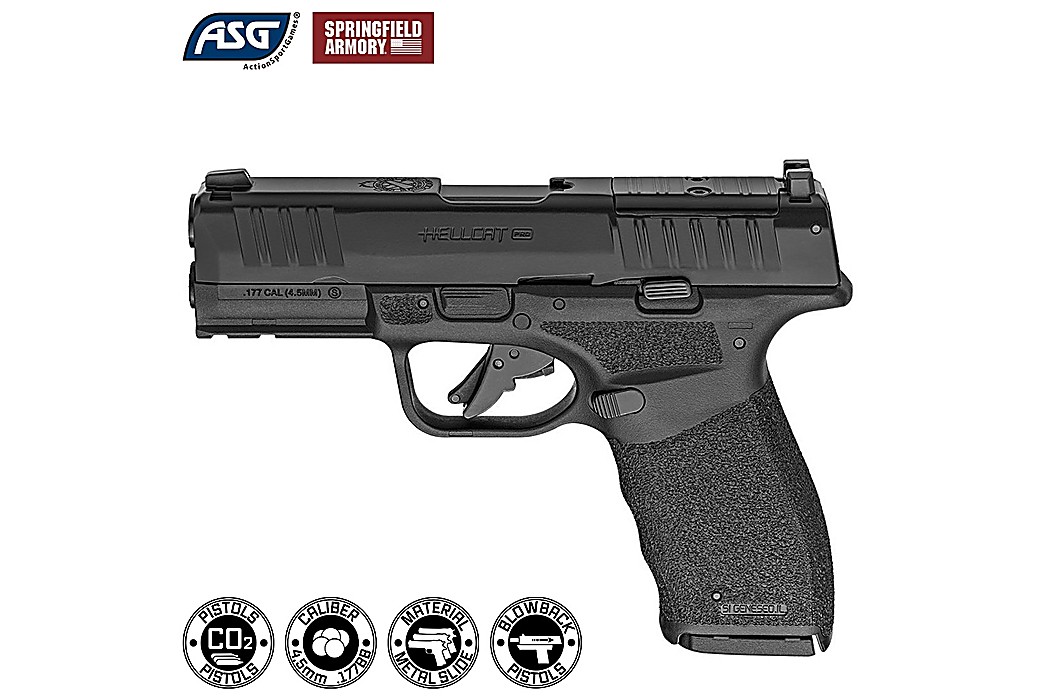 CO2 Air Pistol ASG Springfield Armory HellCat Pro BB Blowback