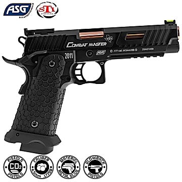 CO2 Air Pistol ASG STI Combat Master BB Blowback