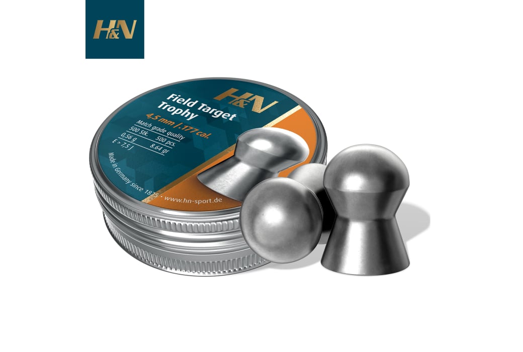 Air Gun Pellets H&N Sport Field Target Trophy 4.50mm (.177) 8.64gr 500pcs