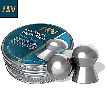 Chumbo H&N Sport Field Target Trophy Green 5.50mm (.22) 200PCS