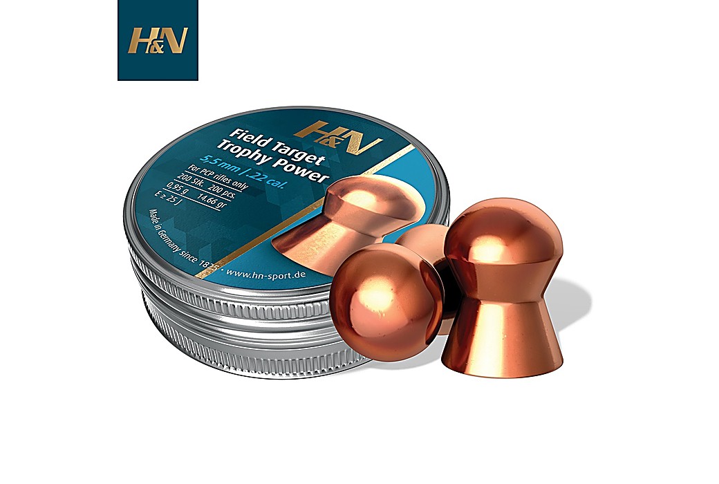 Air Gun Pellets H&N Sport Field Target Trophy Power 5.50mm (.22) 14.66gr 200pcs