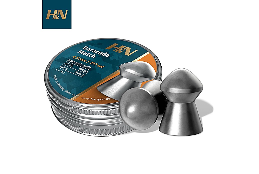 Air gun pellets H&N Sport Baracuda Match 4.52mm (.177) 10.65gr 400pcs