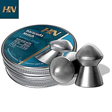 Munitions H&N Sport Baracuda Match 5.52mm (.22) 21.14gr 200pcs