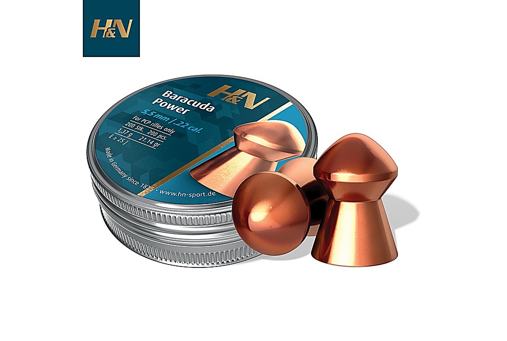 Balines H&N Sport Baracuda Power 5.50mm (.22) 21.14gr 200pcs