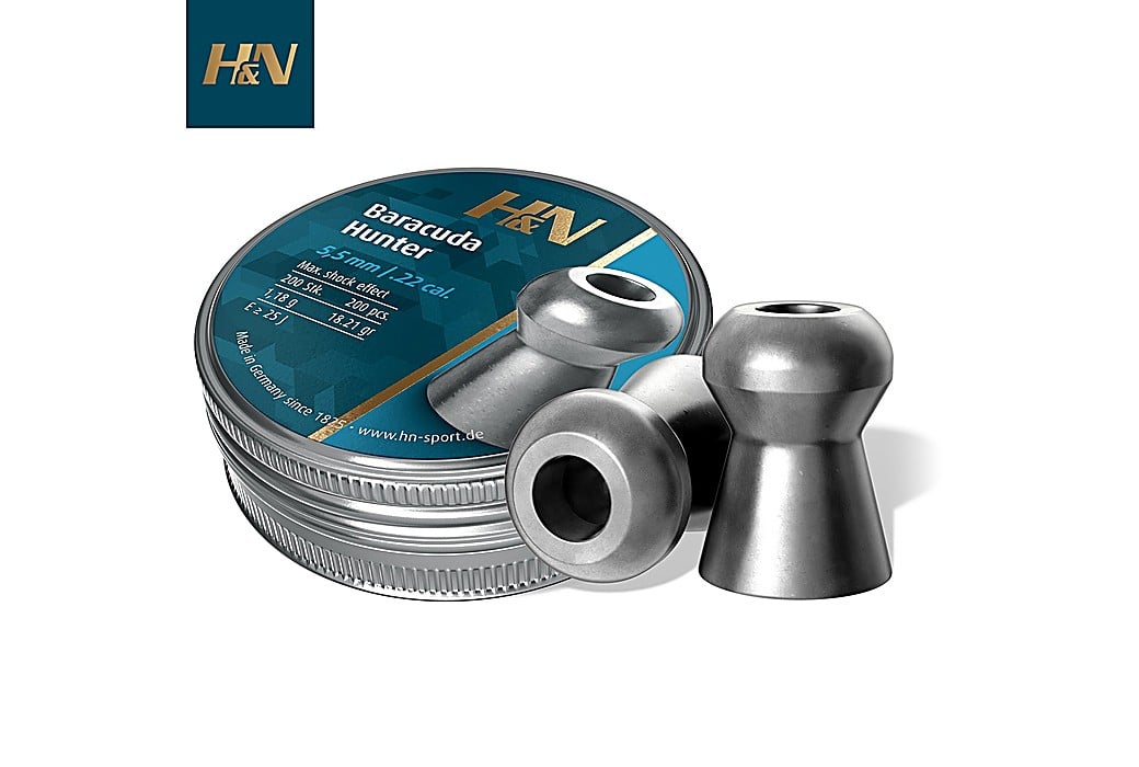 Balines H&N Sport Baracuda Hunter 5.50mm (.22) 18.21gr 200pcs