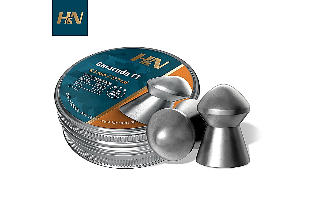 Chumbo H&N Sport Baracuda FT 4.50mm (.177) 9.57gr 400pcs