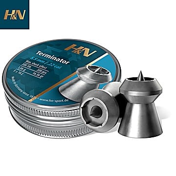 Chumbo H&N Sport Terminator 5.50mm (.22) 16.36gr 200pcs