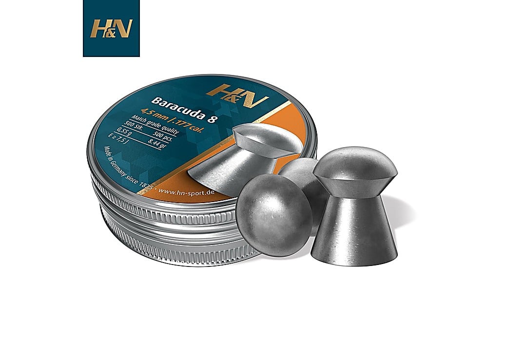 Chumbo H&N Baracuda 8 4.51mm (.177) 8.44gr 500pcs