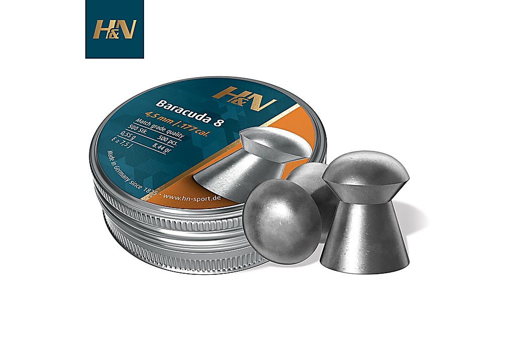 Munitions H&N Baracuda 8 4.51mm (.177) 8.44gr 500pcs