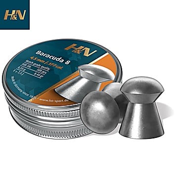 Air Gun Pellets H&N Baracuda 8 4.51mm (.177) 8.44gr 500pcs