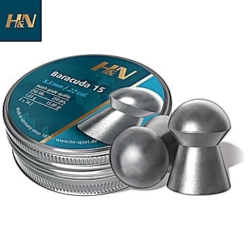 Munitions H&N Sport Baracuda 15 5.52mm (.22) 15.89 250pcs