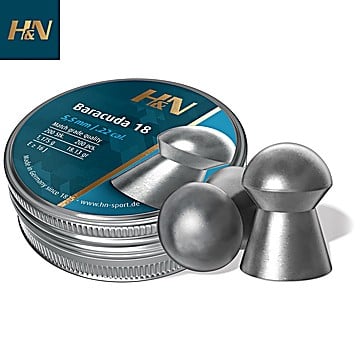 Munitions H&N Sport Baracuda 18 5.52mm (.22) 18.13 200pcs
