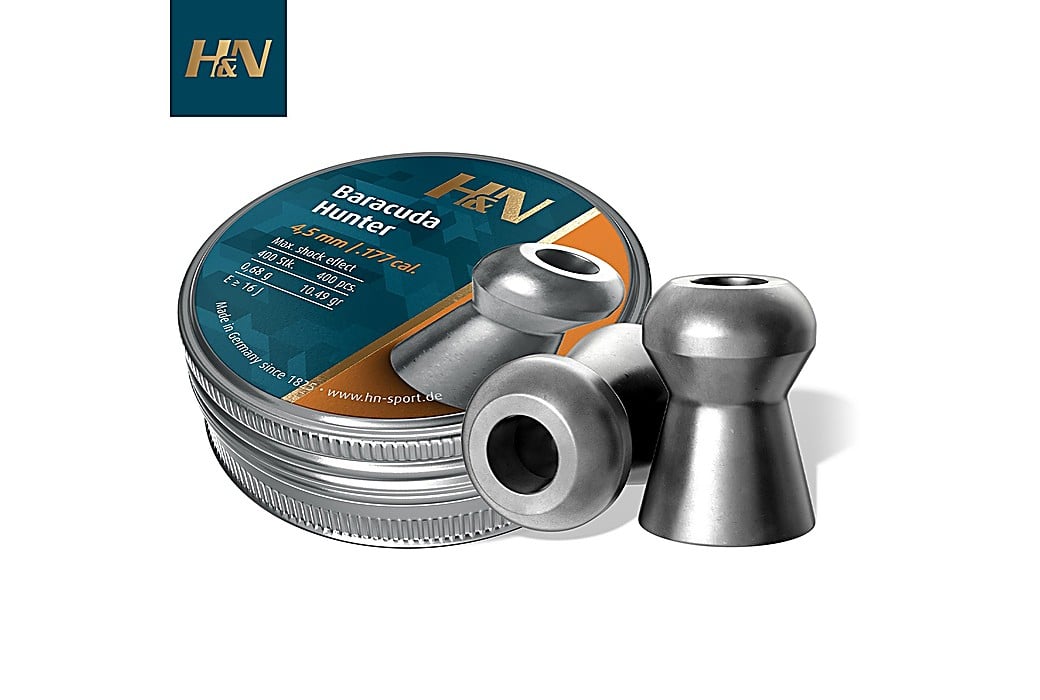 Chumbo H&N Sport Baracuda Hunter 4.50mm (.177) 10.49gr 400pcs