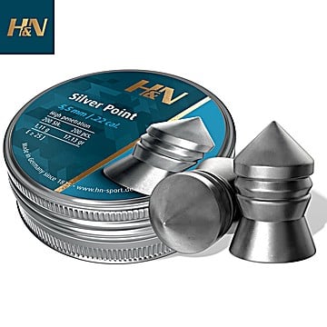 Air Gun Pellets H&N Sport Silver Point 5.50mm (.22) 17.13gr 200pcs