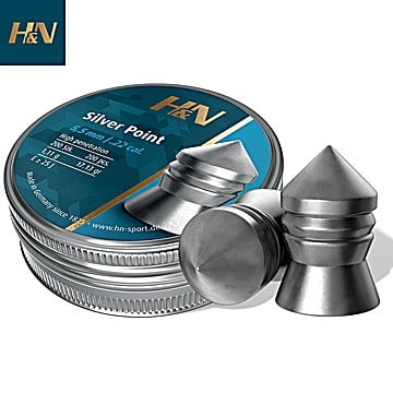Chumbo H&N Sport Silver Point 5.50mm (.22) 17.13gr 200pcs
