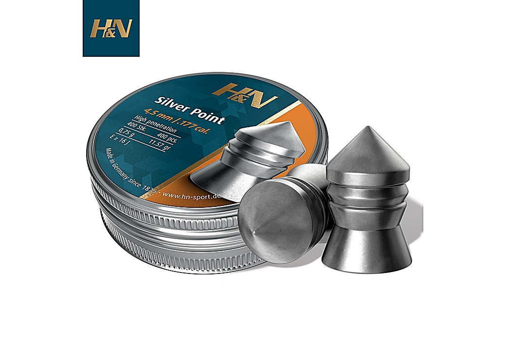 Air Gun Pellets H&N Sport Silver Point 4.50mm (.177) 11.57gr 400pcs