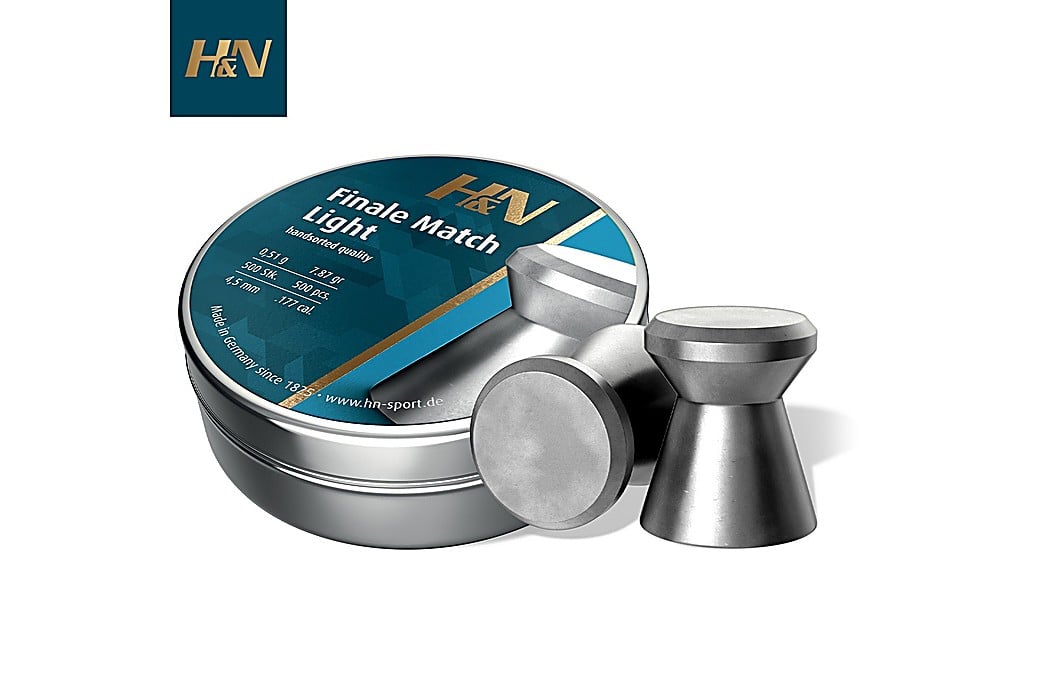 Chumbo H&N Sport Finale Match Light 4.50mm (.177) 7.87gr 500pcs