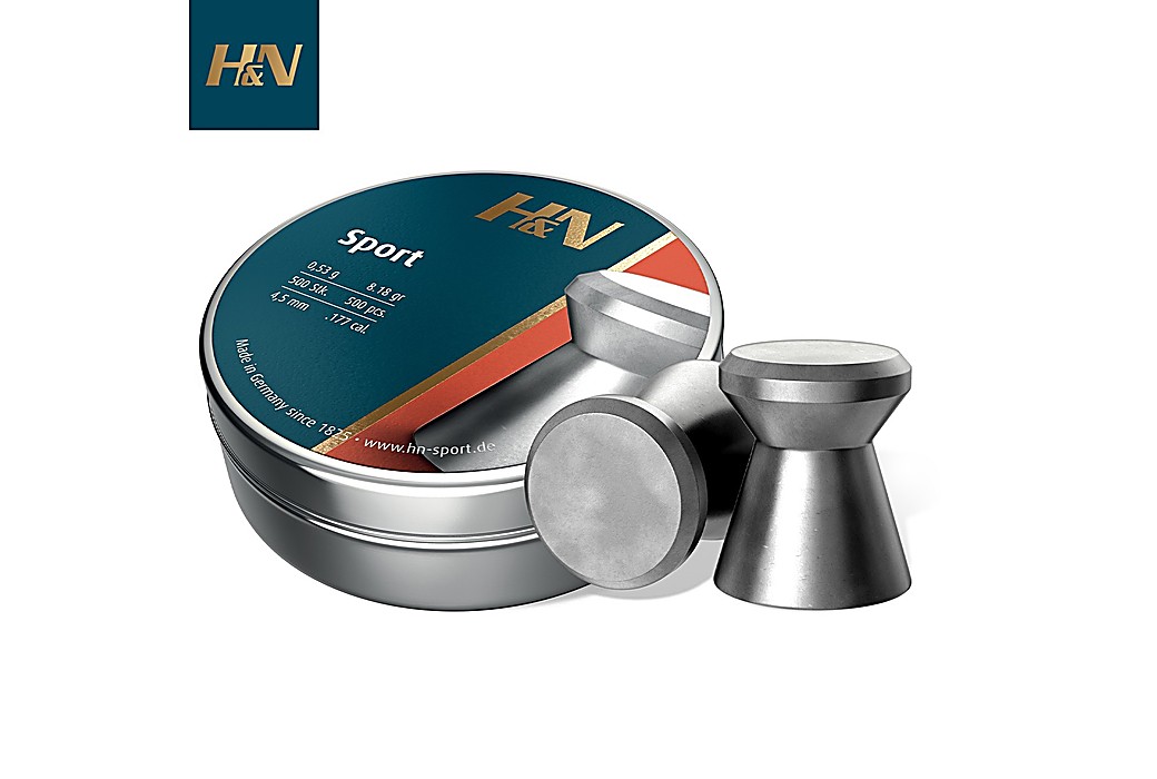 Chumbo H&N Sport 4.50mm (.177) 8.18gr 500pcs