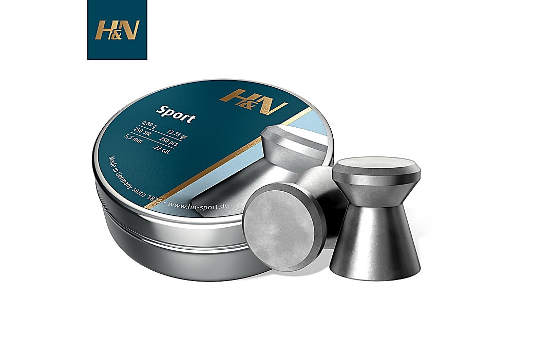 Chumbo H&N Sport 5.50mm (.22) 13.73gr 250pcs