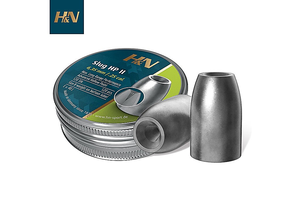 Air Gun Pellets H&N Sport Slug HP 6.35mm (.249) 30gr 120pcs