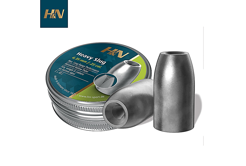 Air Gun Pellets H&N Slug HP Heavy 6.35mm (.250) 46gr 100pcs