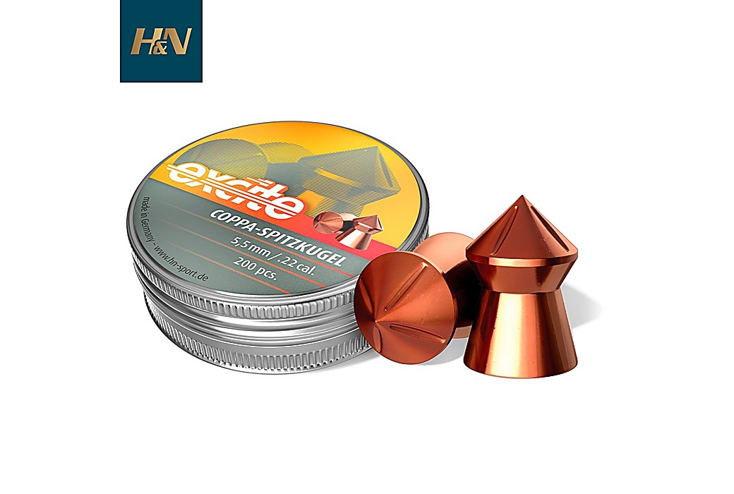 Chumbo H&N Sport Excite Coppa-Spitzugel 5.50mm (.22) 16.05gr 200pcs