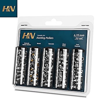 Chumbo H&N Sport Pack Caça Performance 6.35mm (.25) 195pcs