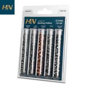 Munitions H&N Sport Pack Chasse Performance 5.50mm (.22) 155pcs