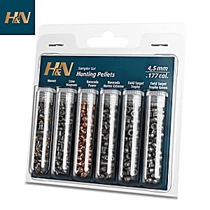 Air Gun Pellets H&N Sport Pack Hunting Performance 4.50mm (.177) 215pcs
