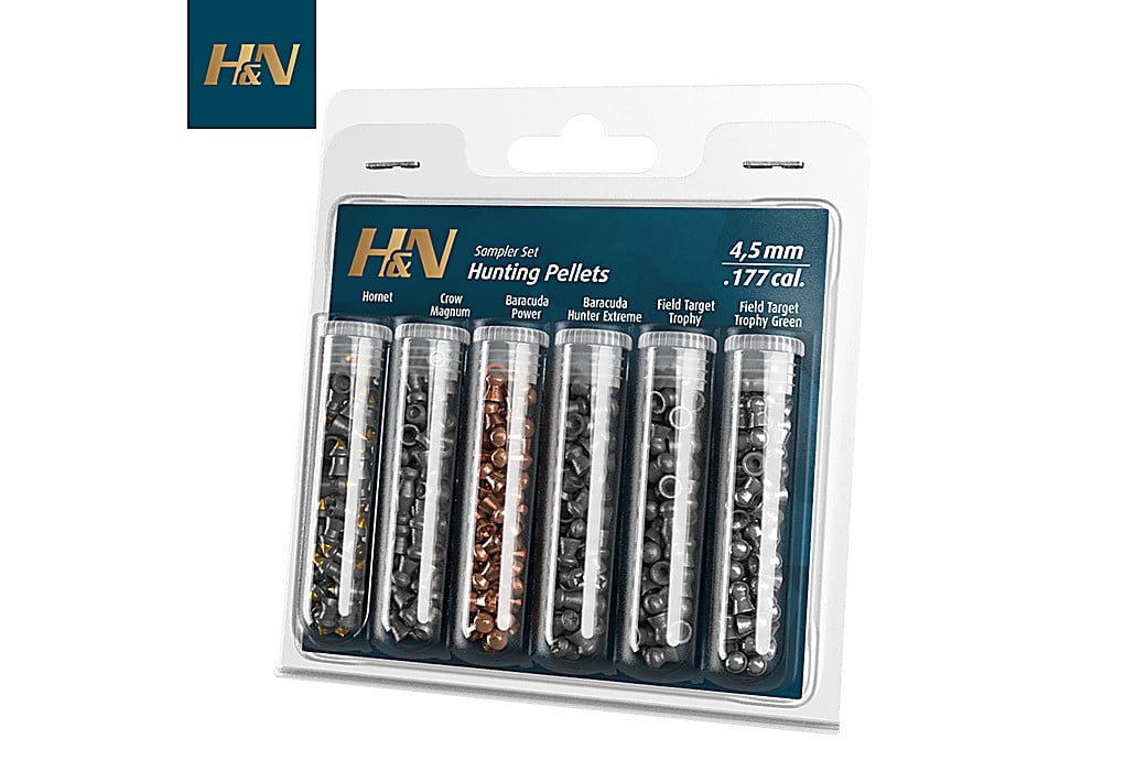 Air Gun Pellets H&N Sport Pack Hunting Performance 4.50mm (.177) 215pcs