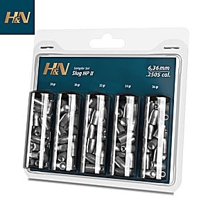 Air Gun Pellets H&N Sport Slug HP II Sampler Set 6.35mm (.250) 200Pcs
