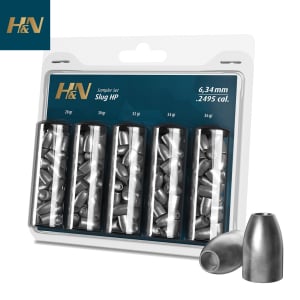 Air Gun Pellets H&N Sport Slug HP 6.35mm (.249) Sampler Pack 200pcs