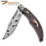 Pocket Knife Ellegance Nature Greyhound And Hare Martins 8cm (Leather Pouch)