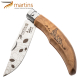 Navalha Ellegance Nature Perdiz Martins 8cm (Bolsa em Pele)