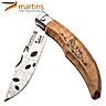 Martins Pocket Knife Ellegance Nature Partridge 8cm (Leather Pouch)