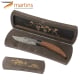 Wine and Vines Pocket Knife Martins Ellegance Premium Titanium 9.8cm (Wood Box)