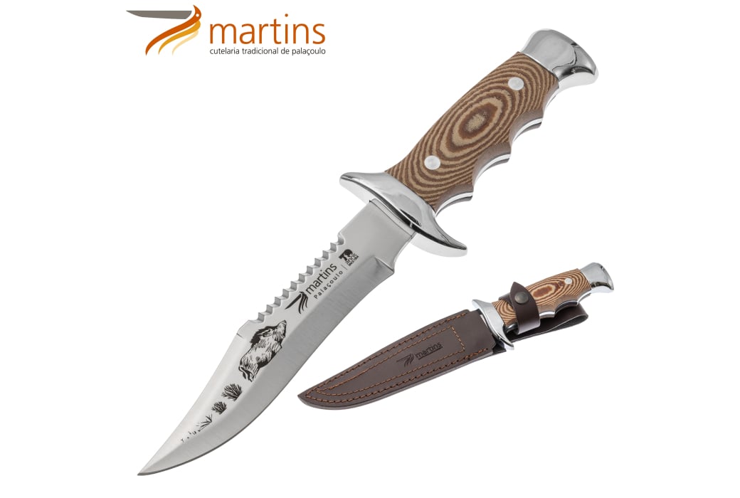 Faca De Mato Martins M Micarta 15.7cm Javali Castanho